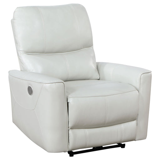 Greenfield Upholstered Power Recliner Chair Dove Grey - alternate view