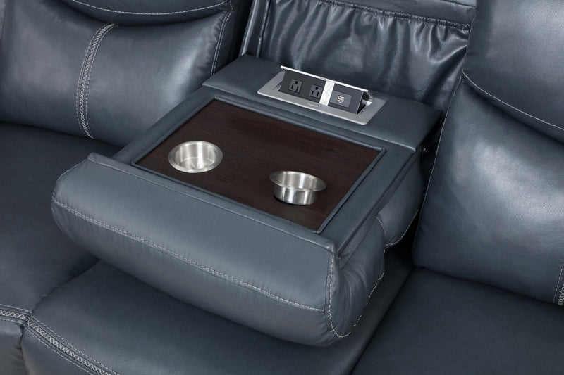 Sloane Upholstered Padded Arm Reclining Sofa