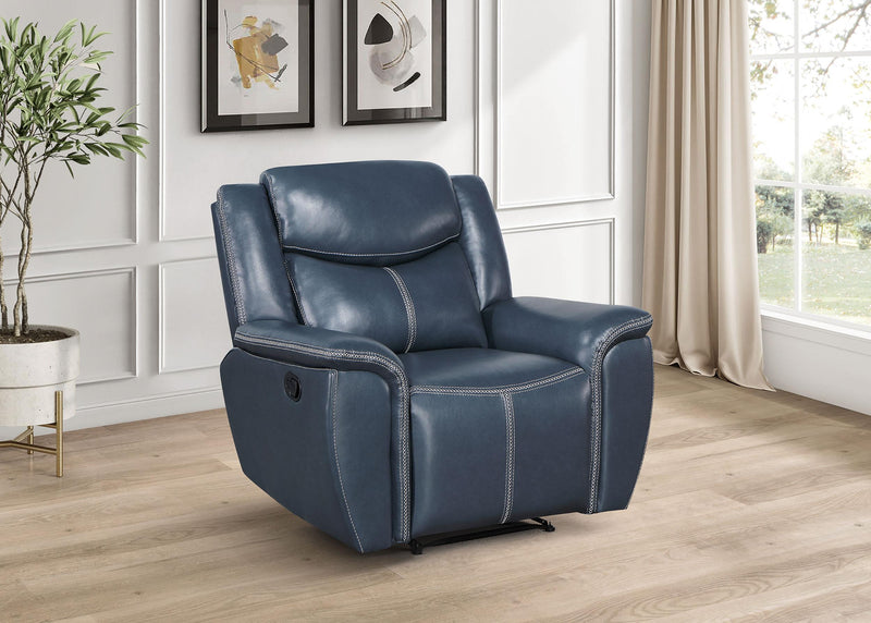 Sloane Upholstered Padded Arm Recliner Chair