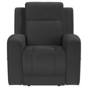 Brentwood Upholstered Recliner Chair Dark Charcoal - detail 4