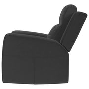 Brentwood Upholstered Recliner Chair Dark Charcoal - detail 5