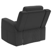 Brentwood Upholstered Recliner Chair Dark Charcoal - detail 6