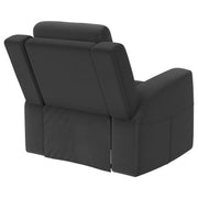 Brentwood Upholstered Recliner Chair Dark Charcoal - detail 7