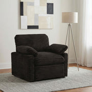 Collins Upholstered Power Recliner Chair Chocolate Brown