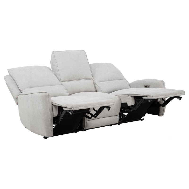 Sylmar 3-piece Chenille Power Reclining Sofa Set Dove Grey - detail 5
