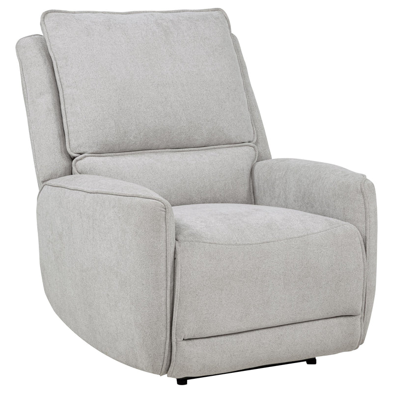 Sylmar 3-piece Chenille Power Reclining Sofa Set Dove Grey - detail 9