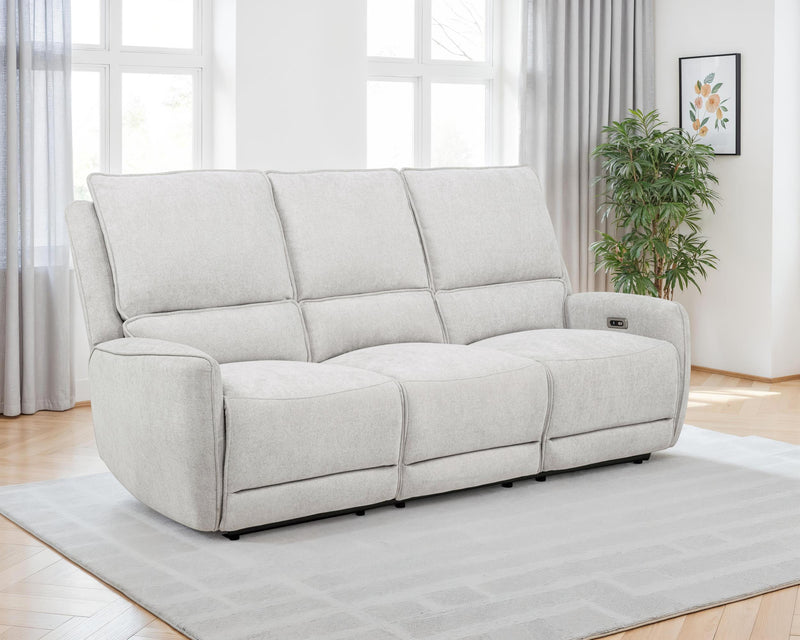 Sylmar Chenille Upholstered Power Reclining Sofa
