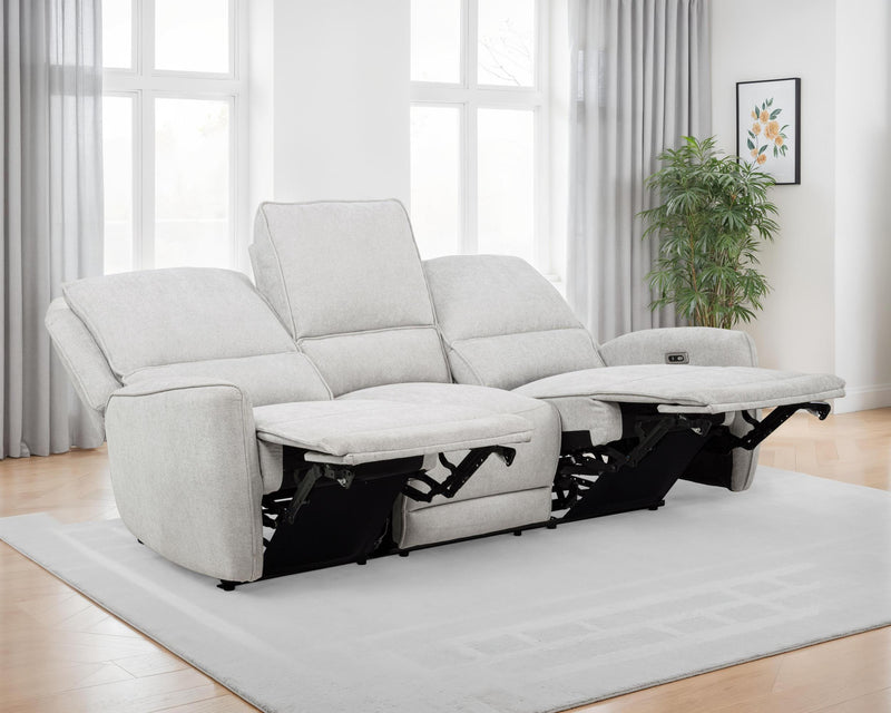 Sylmar Chenille Upholstered Power Reclining Sofa