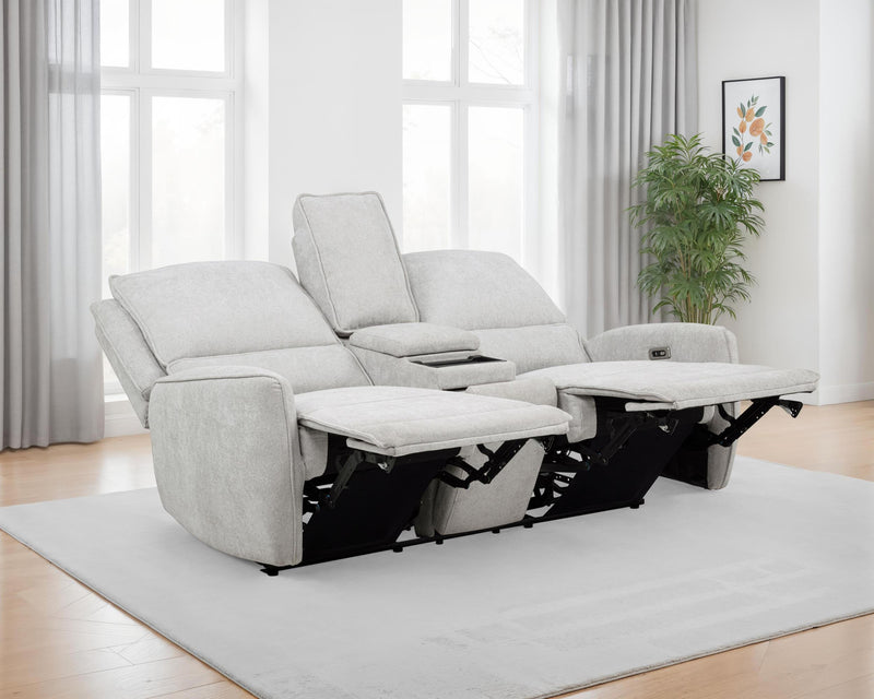 Sylmar Chenille Upholstered Power Reclining Loveseat