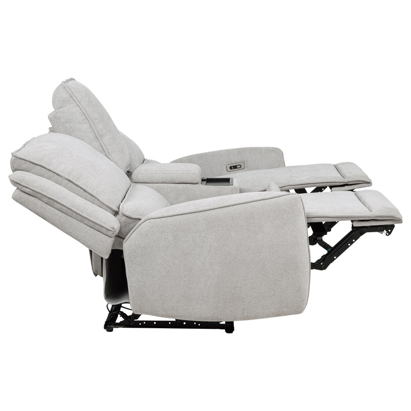 Sylmar Chenille Upholstered Power Reclining Loveseat