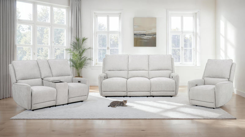 Sylmar Chenille Upholstered Power Recliner