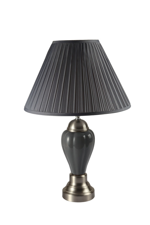 Crownmark Porcelain Lamp Grey