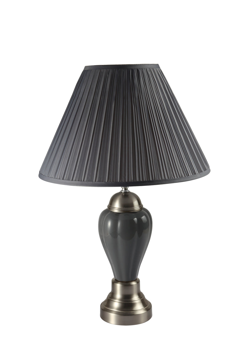 Porcelain Lamp Grey