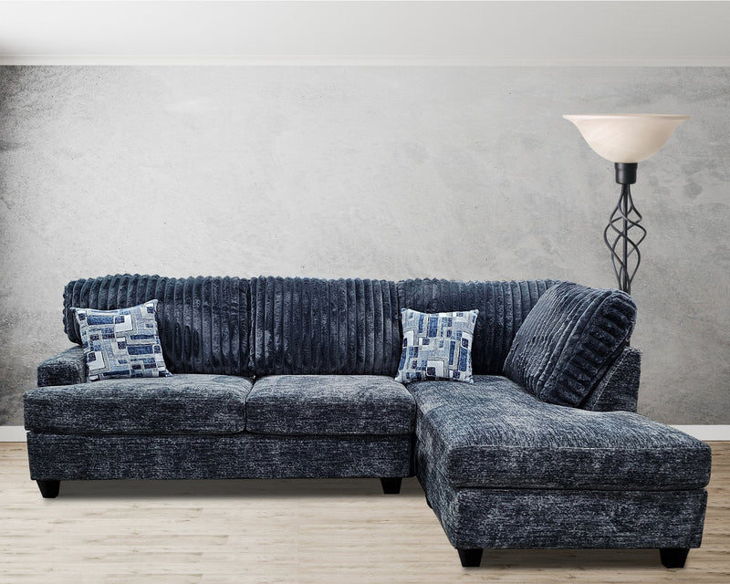 Galactic Sectional - Charcoal