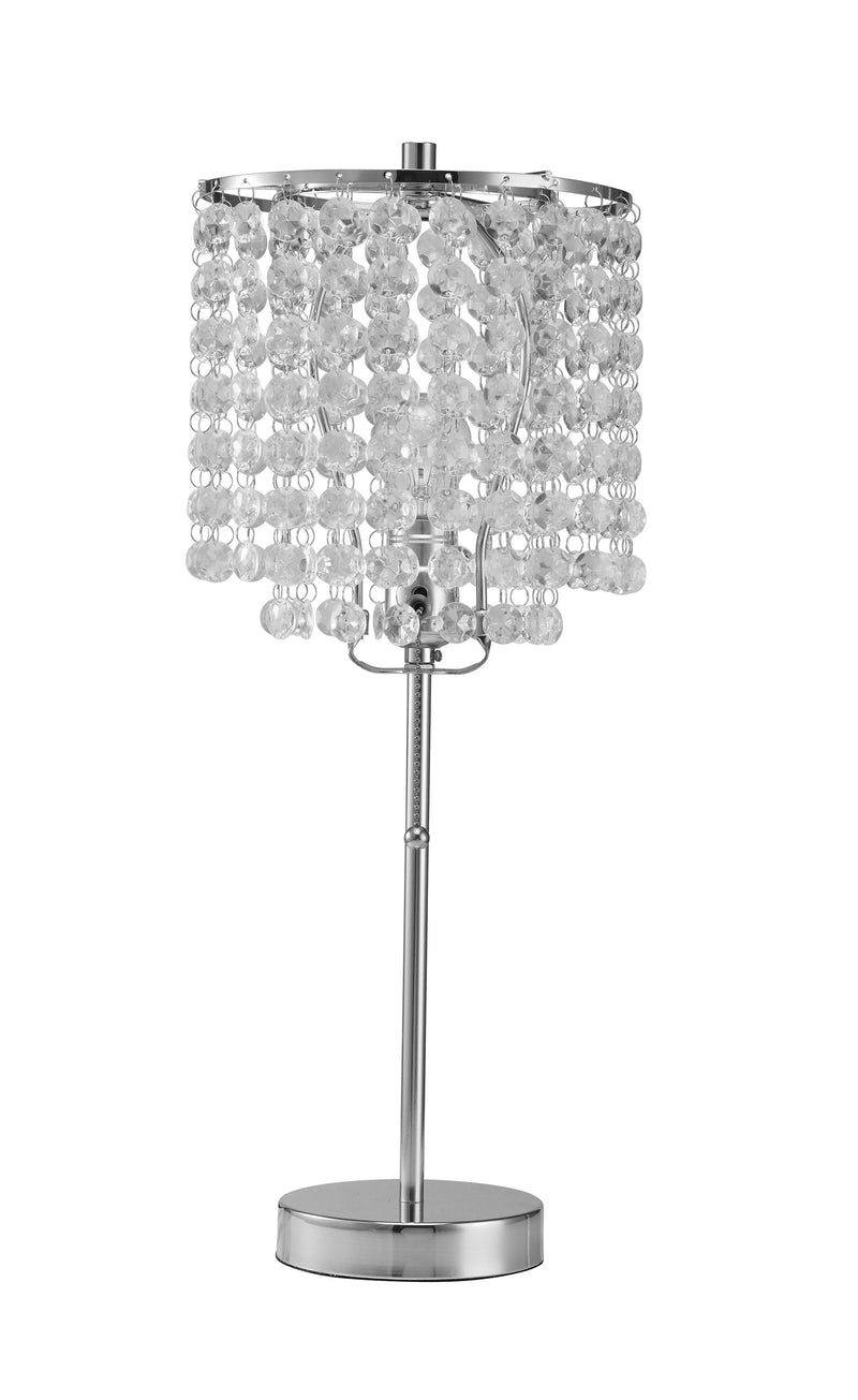 Crownmark Chrome Table Lamp