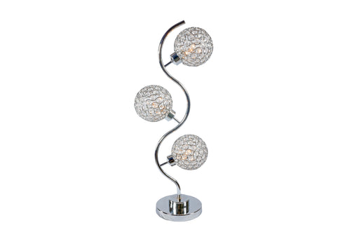 Crownmark Crystal 3 Globe Table Lamp