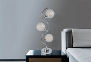 Crownmark Crystal 3 Globe Table Lamp