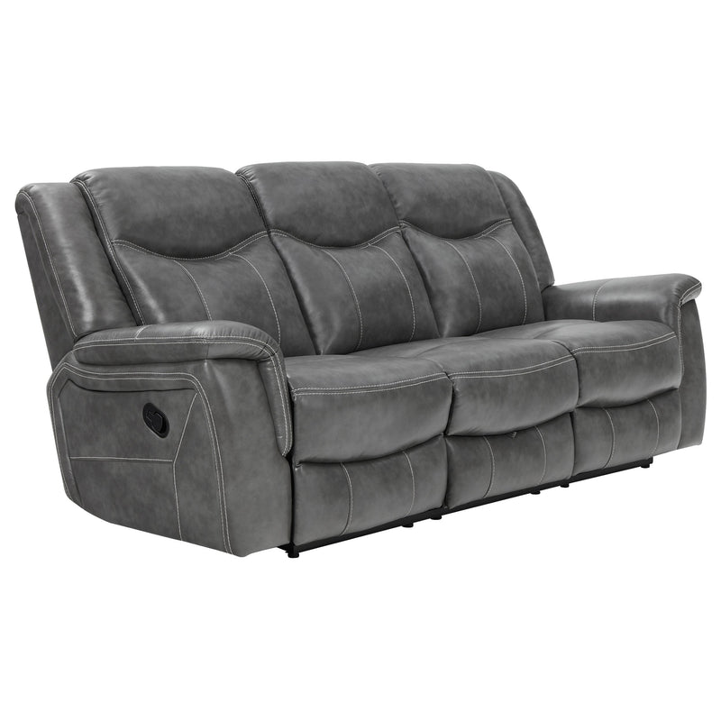 Conrad 3-piece Upholstered Padded Arm Motion Sofa Set