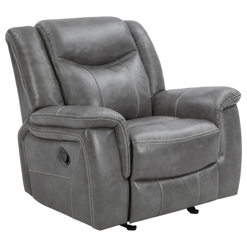 Conrad 3-piece Upholstered Padded Arm Motion Sofa Set
