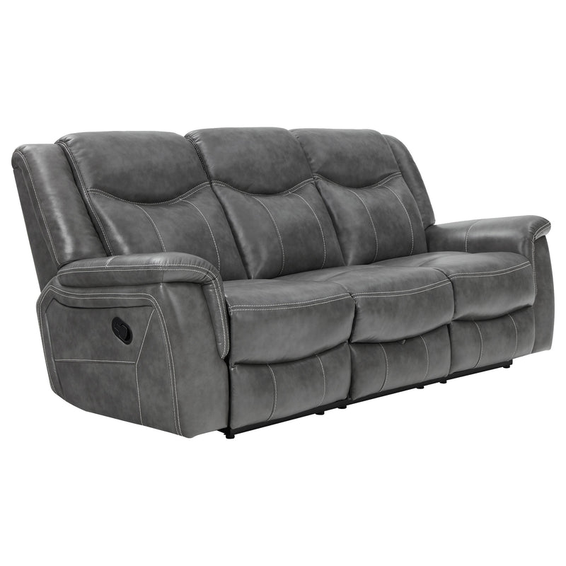 Conrad Upholstered Padded Arm Motion Sofa