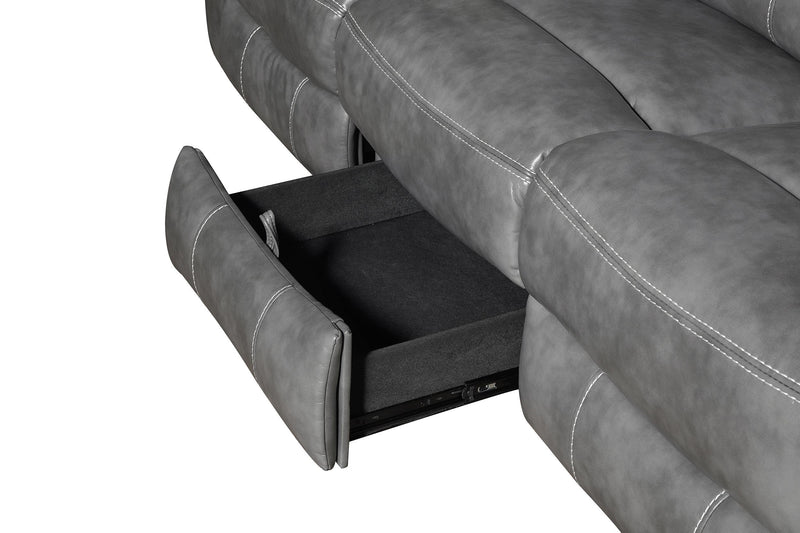 Conrad Upholstered Padded Arm Motion Sofa