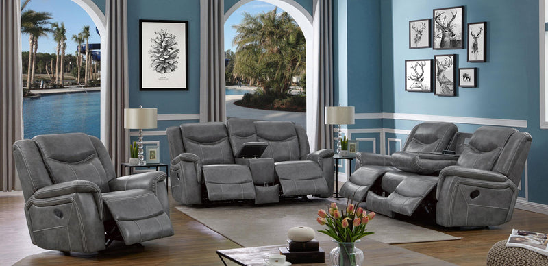 Conrad Upholstered Padded Arm Motion Sofa