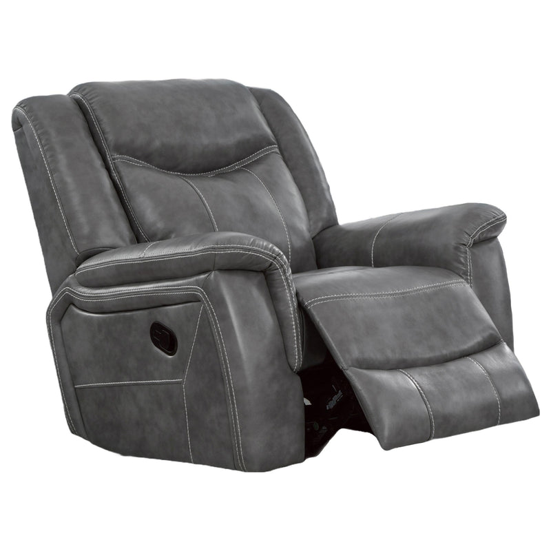 Conrad Upholstered Padded Arm Glider Recliner