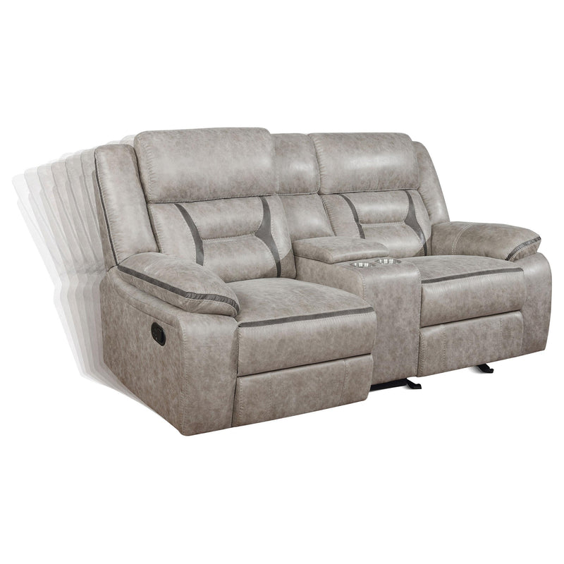 Greer 2-piece Upholstered Reclining Sofa Set