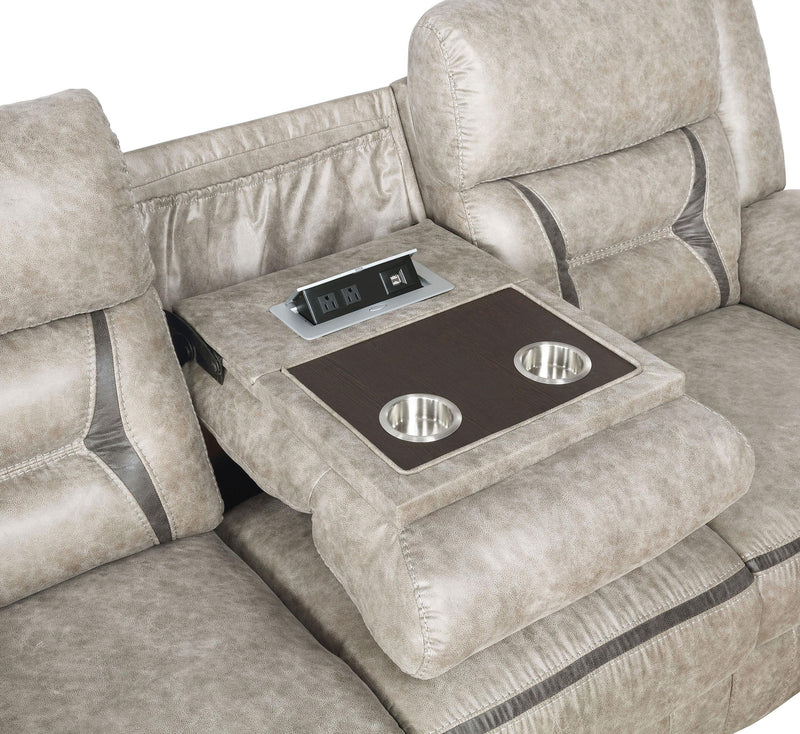 Greer 2-piece Upholstered Reclining Sofa Set