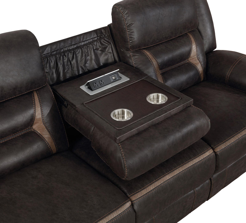 Greer 2-piece Upholstered Reclining Sofa Set