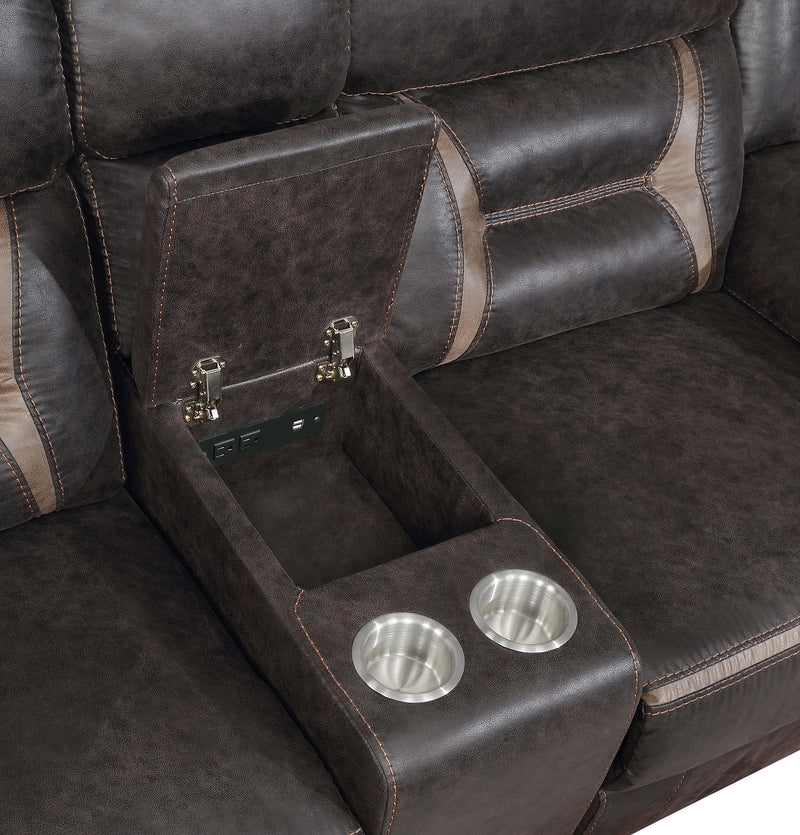 Greer 2-piece Upholstered Reclining Sofa Set