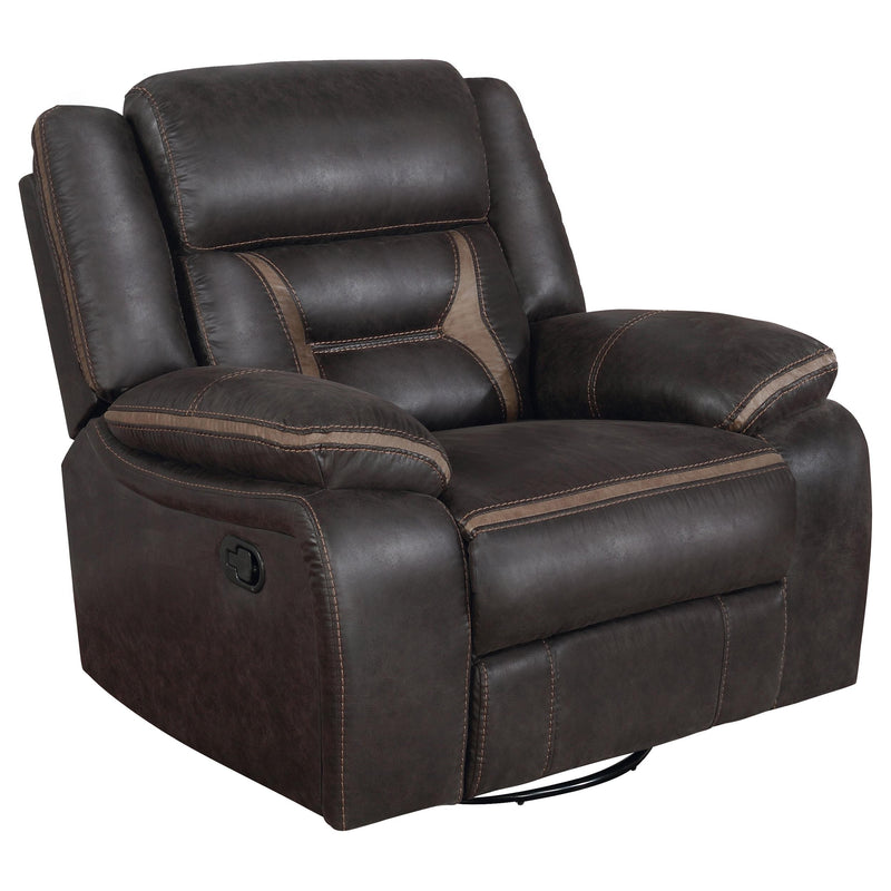 Greer 3-piece Upholstered Reclining Sofa Set Brown - detail 7