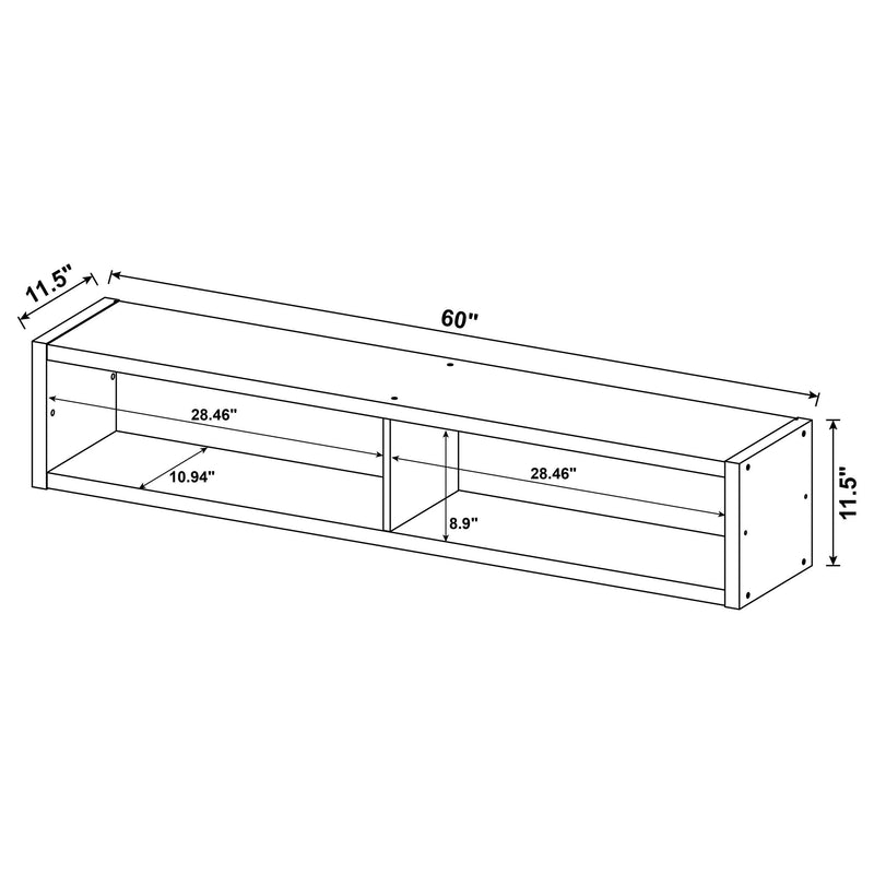 Lewes 4-piece 60-inch TV Entertainment Center