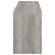 Burke 3-piece 59-inch TV Entertainment Center Grey Driftwood - detail 8