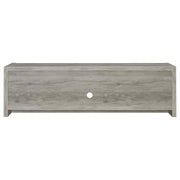 Burke 2-door Engineered Wood 71-inch TV Stand Grey Driftwood - detail 7