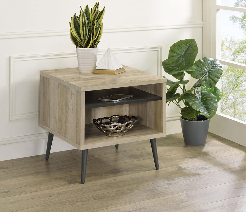 Welsh Square Engineered Wood Side End Table