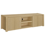 Laurelton 78-inch 4-door TV Stand Media Console Light Oak - alternate view