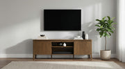 Thori 63-inch 2-door TV Stand Media Console Dark Brown