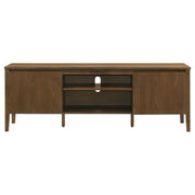 Thori 63-inch 2-door TV Stand Media Console Dark Brown - detail 3