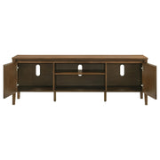Thori 63-inch 2-door TV Stand Media Console Dark Brown - detail 4