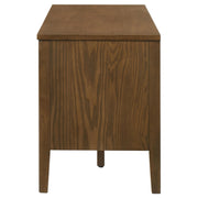 Thori 63-inch 2-door TV Stand Media Console Dark Brown - detail 6