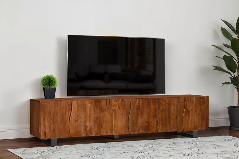 Trask 86-inch Wood TV Stand Media Console
