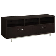 Casey 2-drawer Engineered Wood 60-inch TV Stand Cappuccino - alternate view