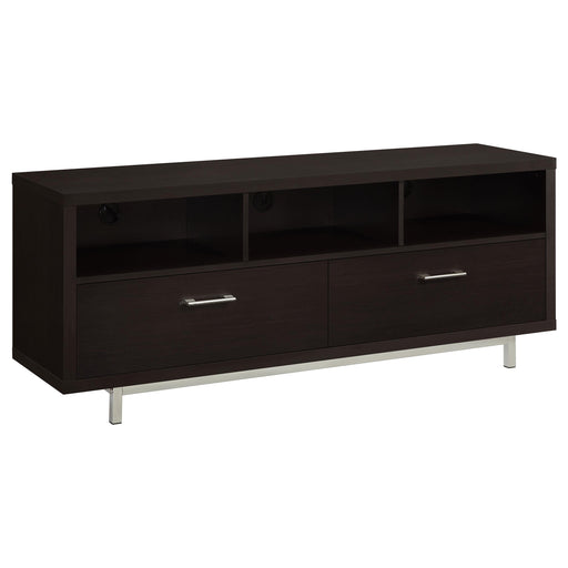 Casey 2-drawer Engineered Wood 60-inch TV Stand Cappuccino - alternate view