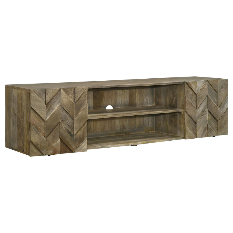 Keese 2-door Wood 70-inch TV Stand Media Console