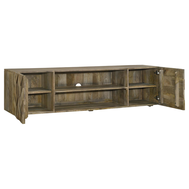Keese 2-door Wood 70-inch TV Stand Media Console
