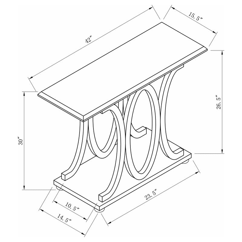 Shelly Engineered Wood Entryway Console Table