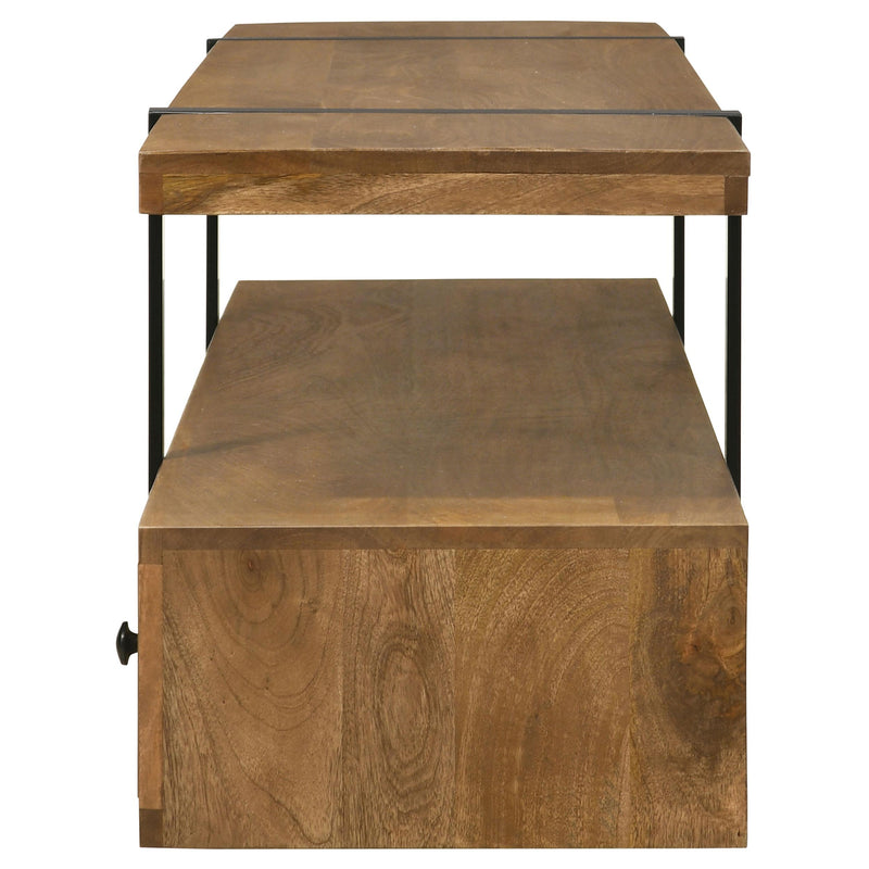 Otto 5-drawer Mango Wood 70-inch TV Stand Media Console