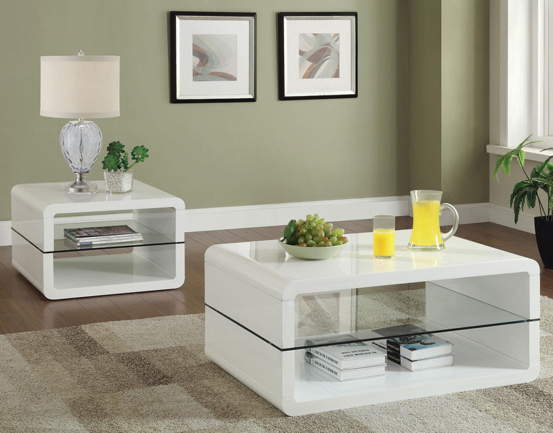 Elana 1-shelf Rectangular Coffee Table