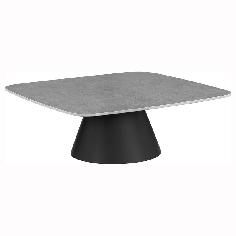 Eason 2-piece Cocktail Coffee Table Set Concrete and